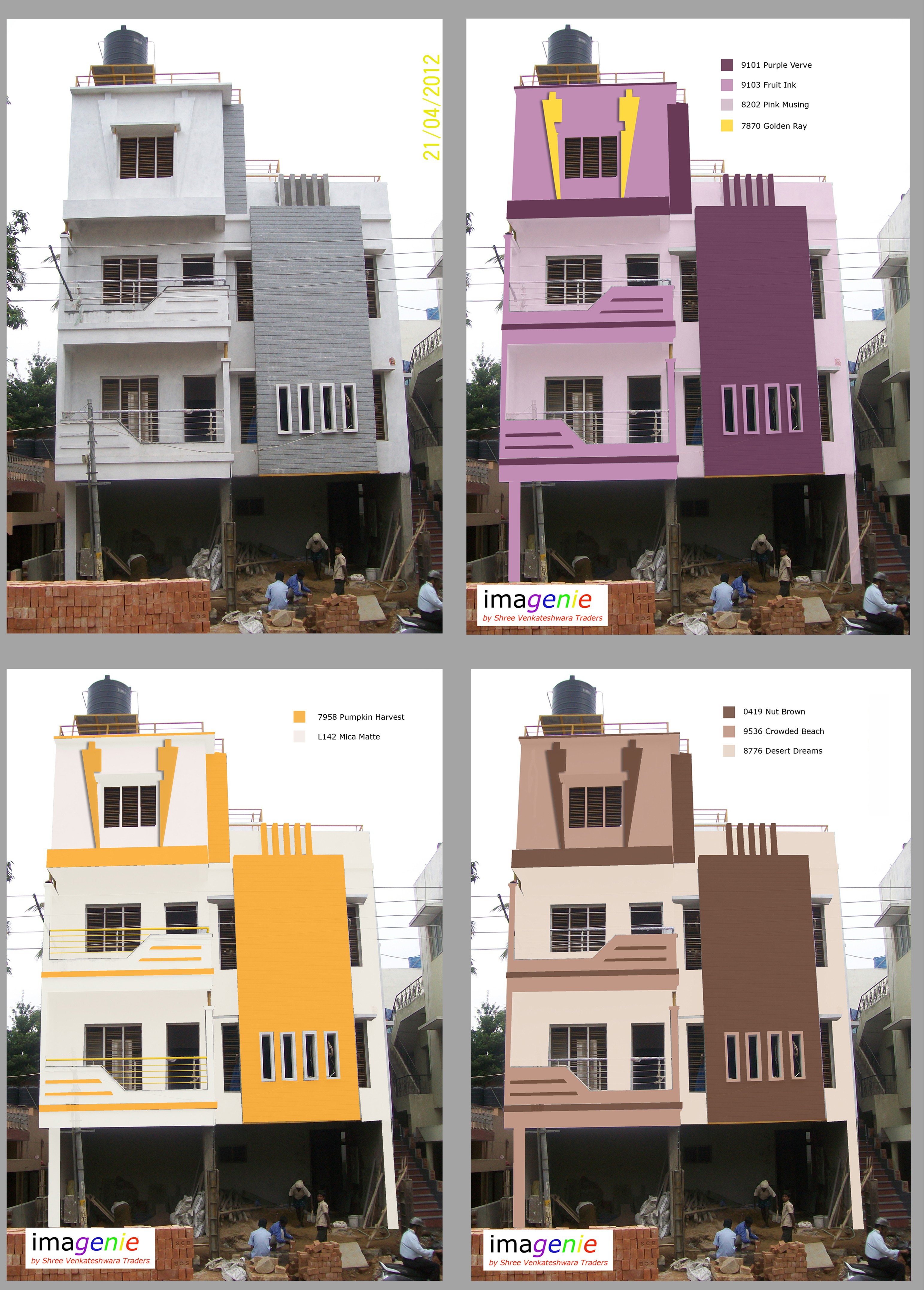 25 Inspiring Exterior House Paint Color Ideas: House Asian Paints