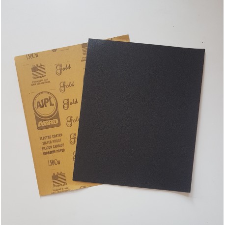 Abro 180 Grit Wet or Dry Waterproof Sandpapers