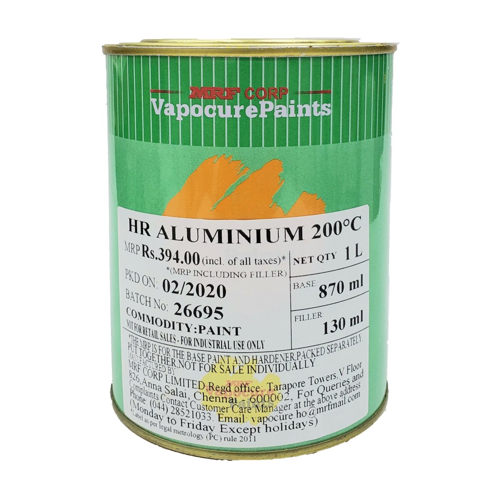 MRF 200°C Heat Resistant Aluminium Paint Buy Online