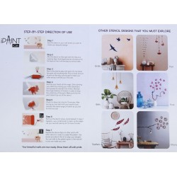 Flora - Berger iPaint DIY Wall Stencil Kit
