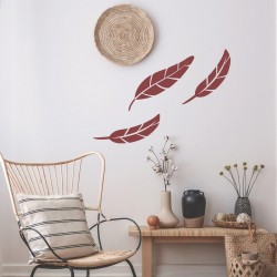 Feather - Berger iPaint DIY Wall Stencil Kit