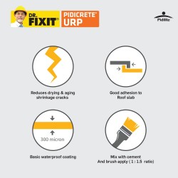 Dr Fixit Pidicrete URP (Universal Repair Polymer) for Repairs and Waterproofing 1Kg
