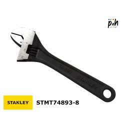 Stanley STMT74893-8 - 6" (150mm) Adjustable Wrench High Grade Cr-V Steel Black Phosphated