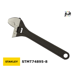 Stanley STMT74895-8 - 10" (250mm) Adjustable Wrench High Grade Cr-V Steel Black Phosphated