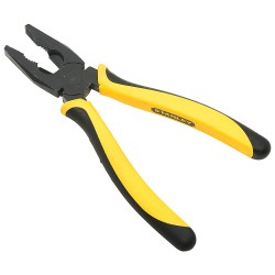 Stanley 70-482 8" (200mm) Combination Pliers Bi-Material Grip