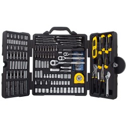 Stanley STHT5-73795 - 210pc Mixed Tool Kit - Drivers, Spanners, Sockets, Wrenches, Ratchets, Bits, Pliers, Allen Keys, Knife