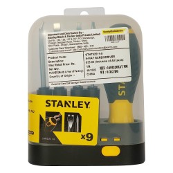 Stanley STHT62511-8 - 9Way Screwdriver Set