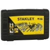 Stanley STMT72794-8 - 46pc 1/4" Drive Socket and Bit Set - Sockets, Ratchets, Driver Bits, Extensions, Flexible Extn, T-Bar