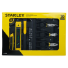 Stanley STHT74982 - 30pc Home Tool Kit - Adjustable Spanner, Pliers, Screwdriver with Bits, Hammer, Knife, Level, Tape