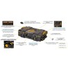 DeWalt ToughSystem 2.0 Shallow Box 55.4 x 37.1 x 16.5 cm 50kg DS166 DWST83293-1 Water & Dust Proof Storage Box