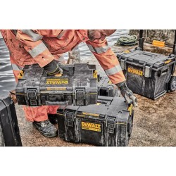 DeWalt ToughSystem 2.0 Mid Box 55.4 x 37.1 x 30.8 cm 50kg DS300 DWST83294-1 Water & Dust Proof Storage Box