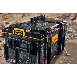 DeWalt ToughSystem 2.0 Mid Box 55.4 x 37.1 x 30.8 cm 50kg DS300 DWST83294-1 Water & Dust Proof Storage Box