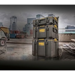 DeWalt ToughSystem 2.0 Mid Box 55.4 x 37.1 x 30.8 cm 50kg DS300 DWST83294-1 Water & Dust Proof Storage Box