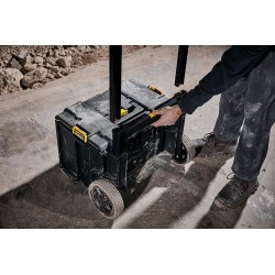 DeWalt ToughSystem 2.0 Mobile Box 55.4 x 37.1 x 40.8 cm 50kg DS450 DWST83295-1 Water & Dust Proof Storage Box