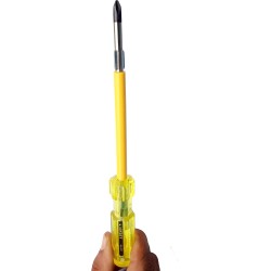 Stanley Screwdriver (66-447) 2in1 PH2 + Flat 6.0mm x 140mm Length Alloy Steel