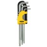 Stanley Allen/Hex Key 9Pc Extra Long Ball Point S2 Steel (1.5, 2, 2.5, 3, 4, 5, 6, 8, 10mm) 94-158