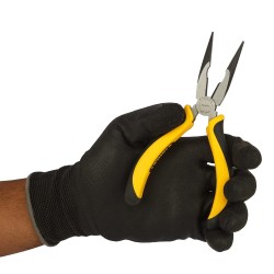 Stanley 70-483 6" (150mm) Long Nose Pliers Bi-Material Grip