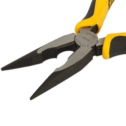 Stanley 70-483 6" (150mm) Long Nose Pliers Bi-Material Grip