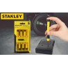 Stanley 6Pc Precision Screwdriver Set (66-052) Bi Material Slotted 1.4mm, 2mm, 2.4mm, 3mm & Phillips 0, 1