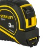 Stanley STHT43066-12 Tylon Short Tape Rule 3m x 13mm (10ft) with Rubber Case & Double-Sided Hook