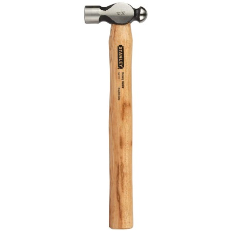 Stanley 54-111 Hammer Ball Pein 340g (12oz) Hickory Wood Handle