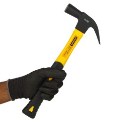 Stanley 51-186 Claw Hammer with Fibreglass Handle 16" (450g)