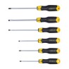 Stanley 6Pc Cushion Grip Magnetic Tip Screwdriver Set (STHT65242-8) - Phillips, Standard Parallel, Slotted