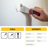 Sikawall 720E - DIY Interior Repair Skim Coat - Acrylic Cream to fill dents, cracks, holes in walls 250g