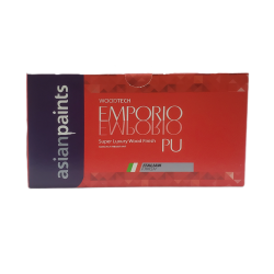 Asian Paints Emporio PU Clear Glossy 1L Kit - 500ml Resin + 500ml Hardner