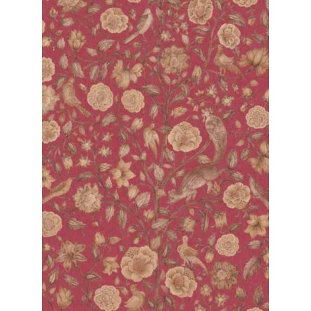 Nilaya W109WI31S75 Sabyasachi Wallpaper - Vasant, Madder Red