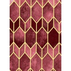 Nilaya W109WI23S75 Sabyasachi Wallpaper - Shisha, Madder Red