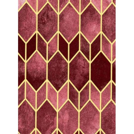 Nilaya W109WI23S75 Sabyasachi Wallpaper - Shisha, Madder Red