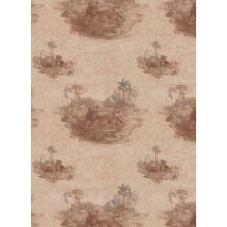 Nilaya W109WI29S75 Sabyasachi Wallpaper - Sunderbans, Sahara Rose Glow