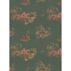 Nilaya W109WI30S75 Sabyasachi Wallpaper - India Moghol, Patiala Green