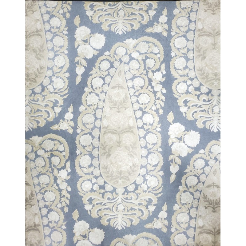 Nilaya W269LO41S75 Sabyasachi Paris-Calcutta Wallpaper - Jamshed Jamavar, Vintage Silver (Mica) Nilaya W269LO41S75 Sabyasachi Paris-Calcutta Wallpaper - Jamshed Jamavar, Vintage Silver (Mica)