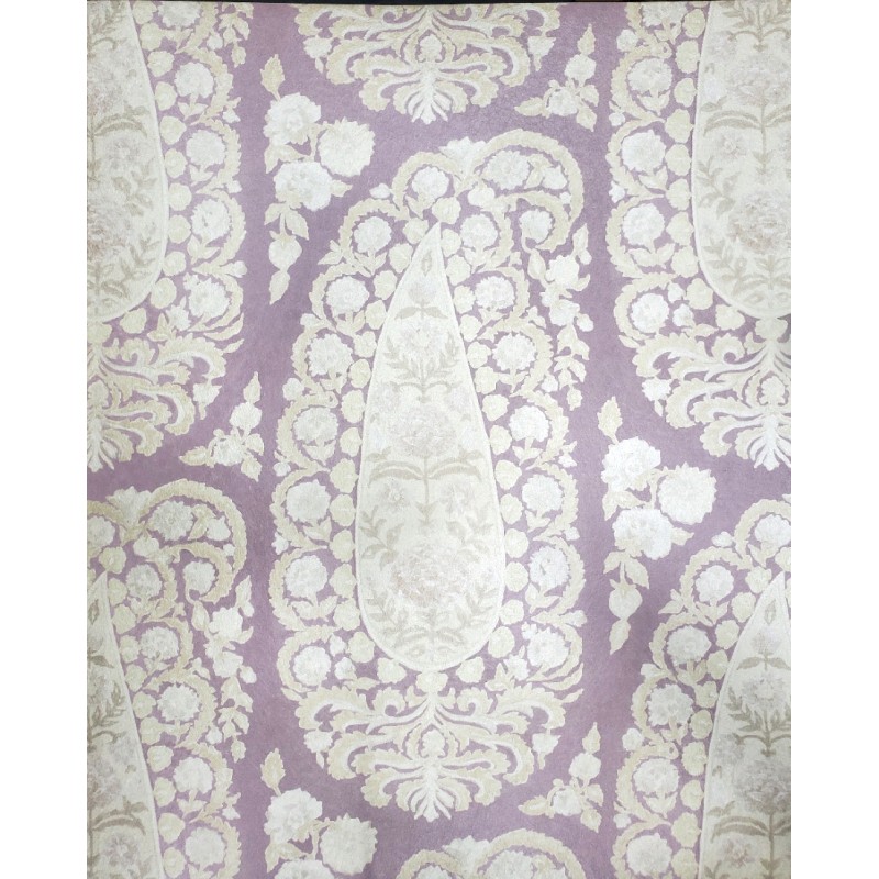 Nilaya W269LO40S75 Sabyasachi Paris-Calcutta Wallpaper - Jamshed Jamavar, Faded Amethyst (Mica)