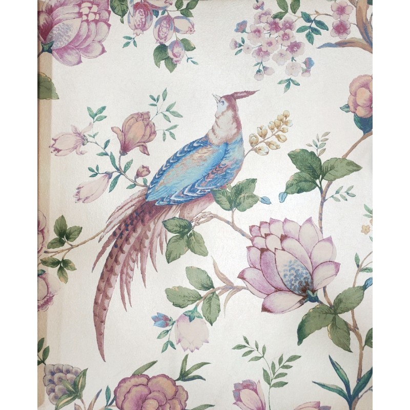 Nilaya W269LO02S75 Sabyasachi Paris-Calcutta Wallpaper - India Paradise, Aged Ivory (Mica)