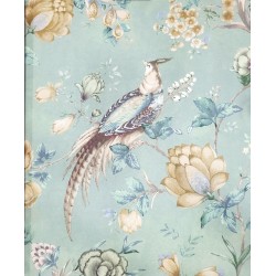 Nilaya W269LO05S75 Sabyasachi Paris-Calcutta Wallpaper - India Paradise, Dusty Olive