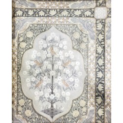 Nilaya W269LO18S75 Sabyasachi Paris-Calcutta Wallpaper - Persian Sanctuary, Ivory Ash (Mica)