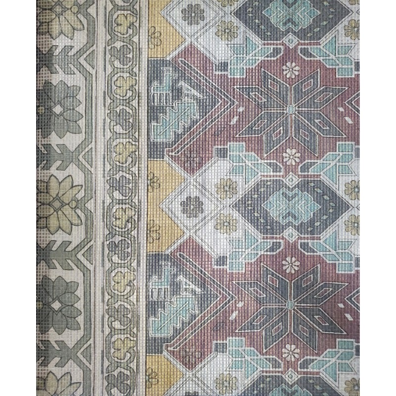 Nilaya W269LO28S75 Sabyasachi Paris-Calcutta Wallpaper - Vintage Kilim, Faded Fawn