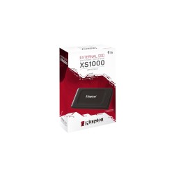 Kingston XS1000R 2TB Red Ultra-Compact External SSD – Up to 1,050MB/s | Pocket-Sized High-Speed Storage