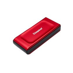 Kingston XS1000R 2TB Red Ultra-Compact External SSD – Up to 1,050MB/s | Pocket-Sized High-Speed Storage