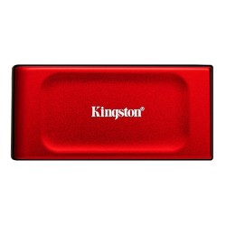 Kingston XS1000R 2TB Red Ultra-Compact External SSD – Up to 1,050MB/s | Pocket-Sized High-Speed Storage