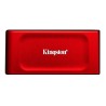 Kingston XS1000R 2TB Red Ultra-Compact External SSD – Up to 1,050MB/s | Pocket-Sized High-Speed Storage