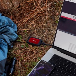Kingston XS1000R 2TB Red Ultra-Compact External SSD – Up to 1,050MB/s | Pocket-Sized High-Speed Storage