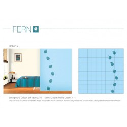 Fern - Themed Stencil for Walls