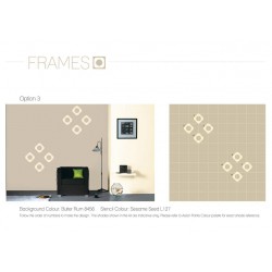 Frames - Themed Stencil for Walls