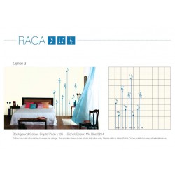 Raga - Themed Stencil for Walls