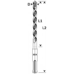 Bosch SDS Plus-1 Hammer Drill Bit