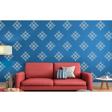 Buds and Blossoms - Asian Paints Wall Fashion Stencil